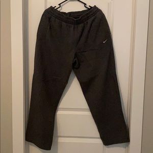 Nike charcoal heather grey sweat pants.